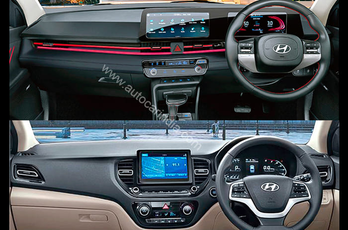 Hyundai Verna: new vs old